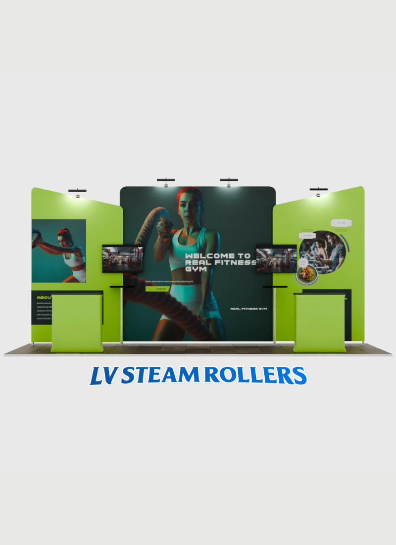 Portable Exhibit Display 20ft - Model 6