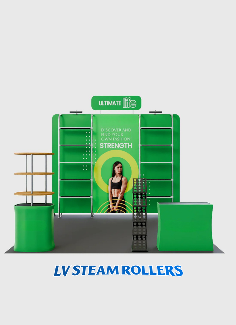 Portable Exhibit Display 10ft - Model 20